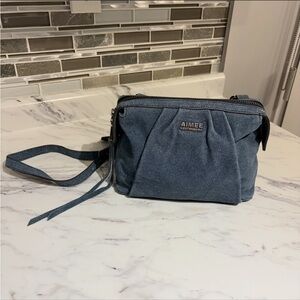 Aimee Kestenberg denim purse adjustable strap